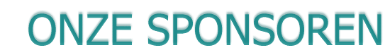   ONZE SPONSOREN